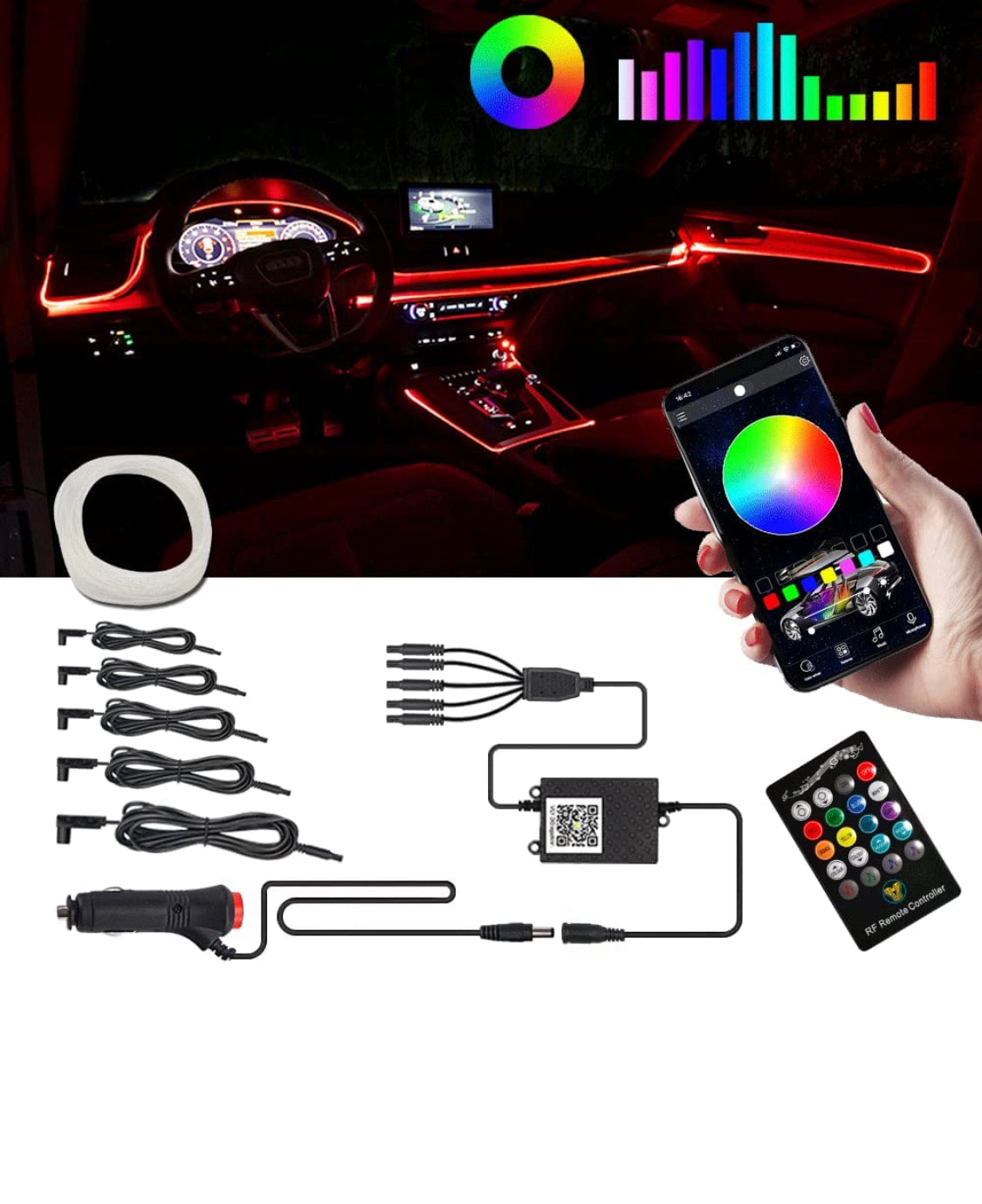 Interior Optic Fiber Glow Kit